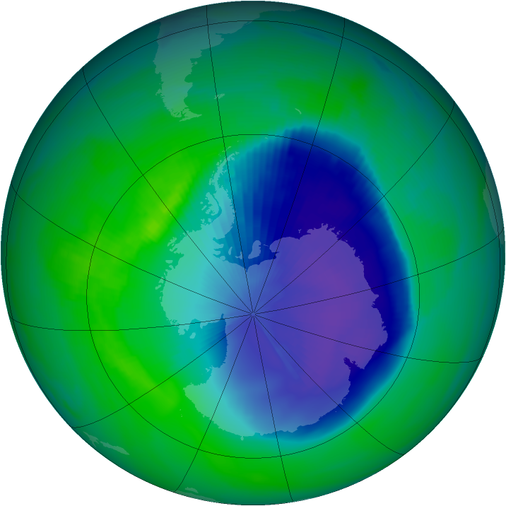 Ozone Map 1998-11-18